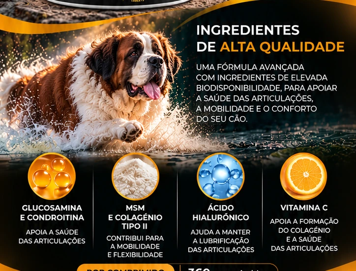 Kanerya Mobility+ ingredientes para apoio às articulações e mobilidade