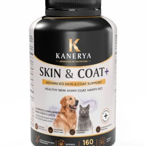 Suplemento Ómega-3 para Cães – Kanerya Skin & Coat+ | 160 Cápsulas